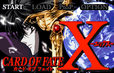 X - Card of Fate Title Screen